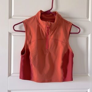 Old Navy color block cropped tank top. XS